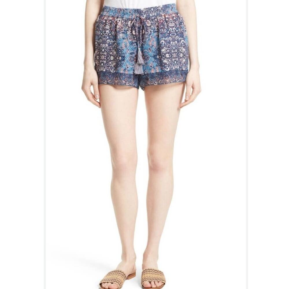 Joie Shorts Lindee Silk Loose Fit Lined Medium